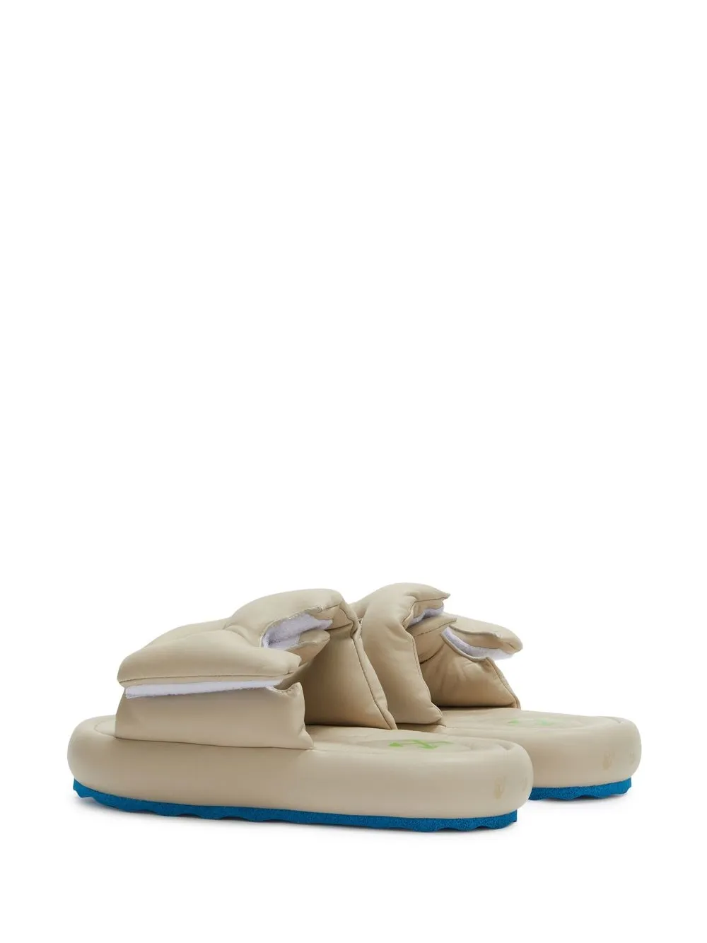 Off-White | Men Meteor Rubber Slide Sandals White 40