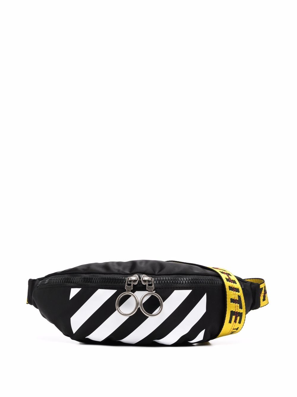 Off-White Black Binder Diagonal Stripe Belt Bag - Farfetch