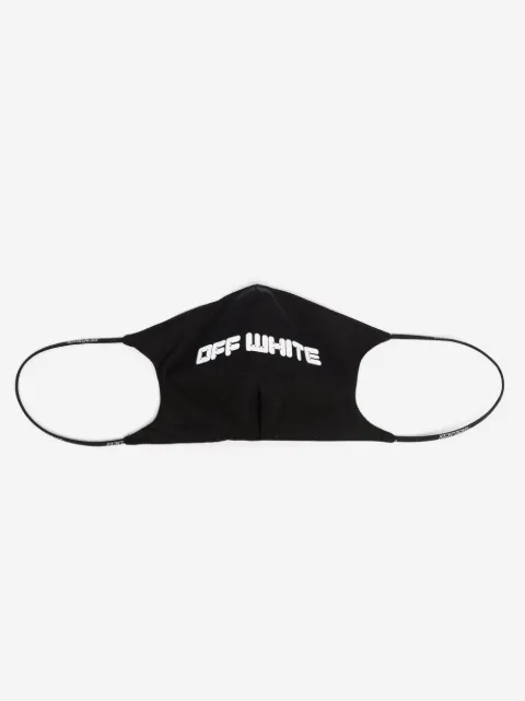 Off-White mascarilla con logo estampado