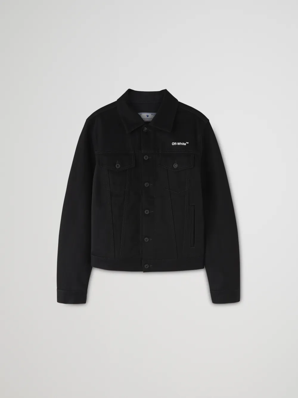 DIAG TAB SLIM JACKET in 1001 black | Off-White™