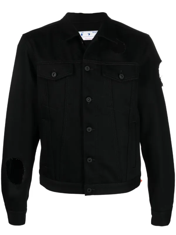 Givenchy black denim store jacket