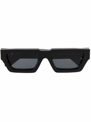 Off-White c/o Virgil Abloh Nassau Rectangle Frame Sunglasses in Black