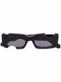 Off-White Eyewear Cady cut-out rectangular-frame sunglasses - Black