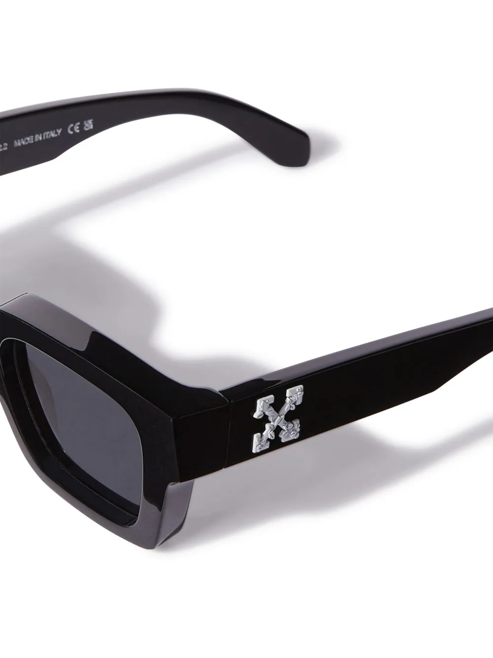 Shop Off-white Virgil Square-frame Sunglasses In Black