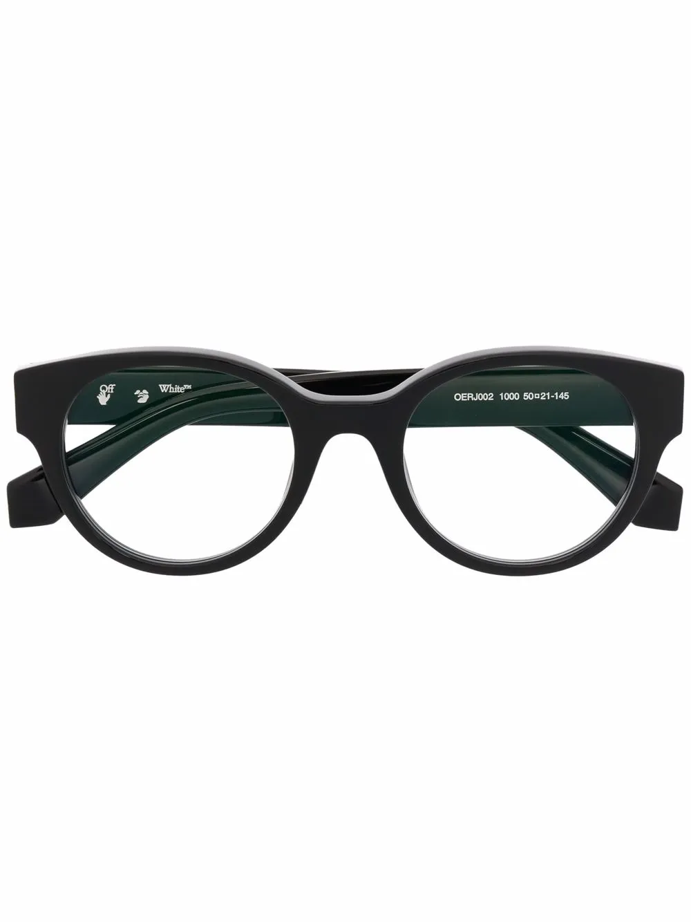 

Off-White lentes con armazón redonda - Negro