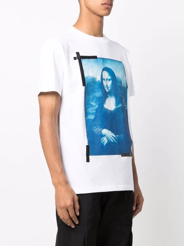 Off-White Mona Lisa モナリザ Tシャツ オフホワイト - Tシャツ