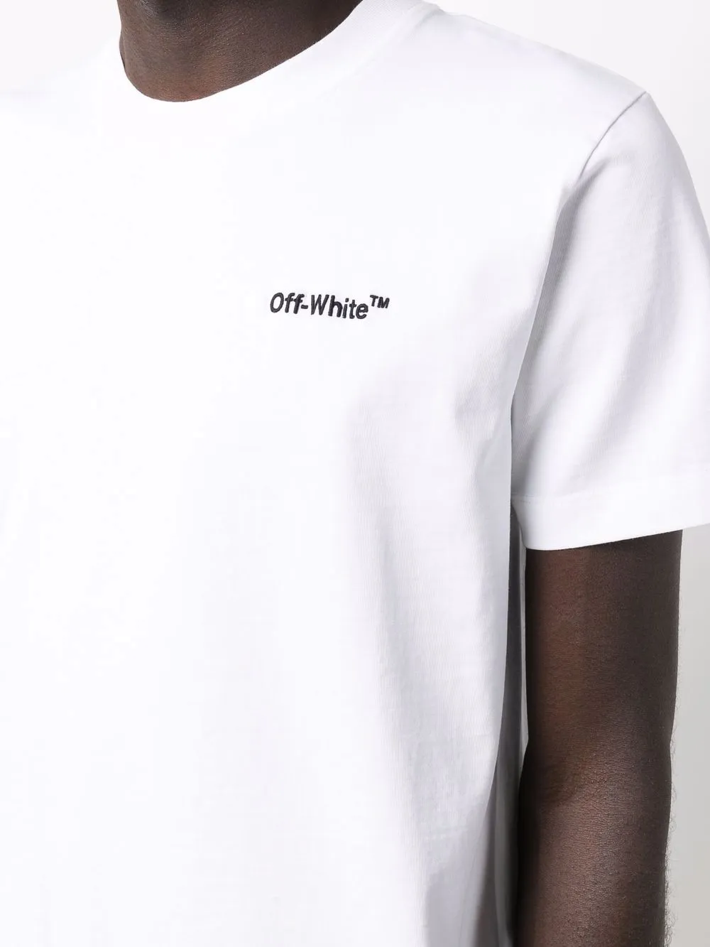 Off-White Helvetica short-sleeve T-shirt | White | FARFETCH