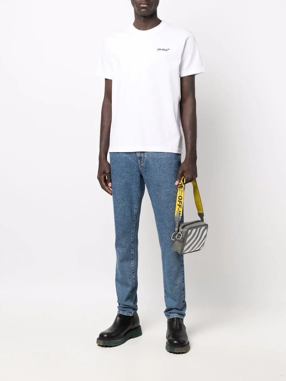 Off-White T-shirt met korte mouwen - Wit