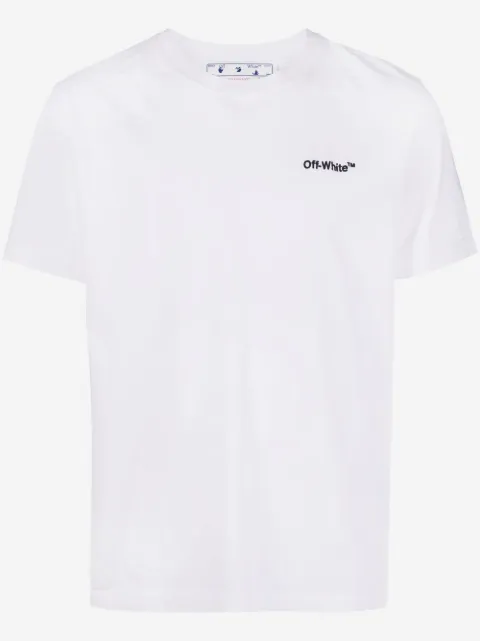 Off-White playera Helvetica de manga corta
