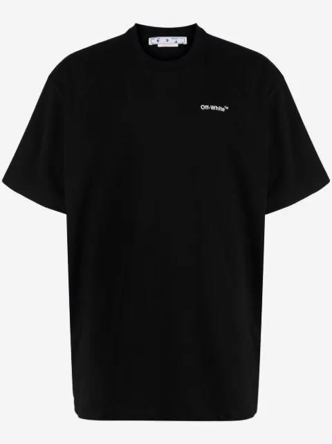 Off-White T-Shirt mit Pfeilmotiv