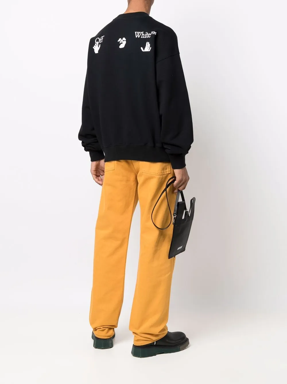 фото Off-white толстовка с логотипом