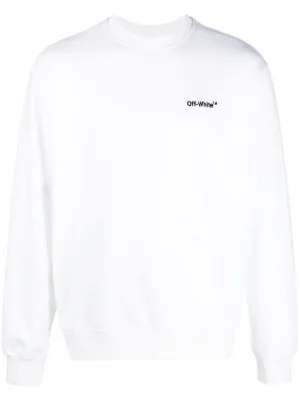 Off-White ロゴ スウェットシャツ | ホワイト | FARFETCH JP