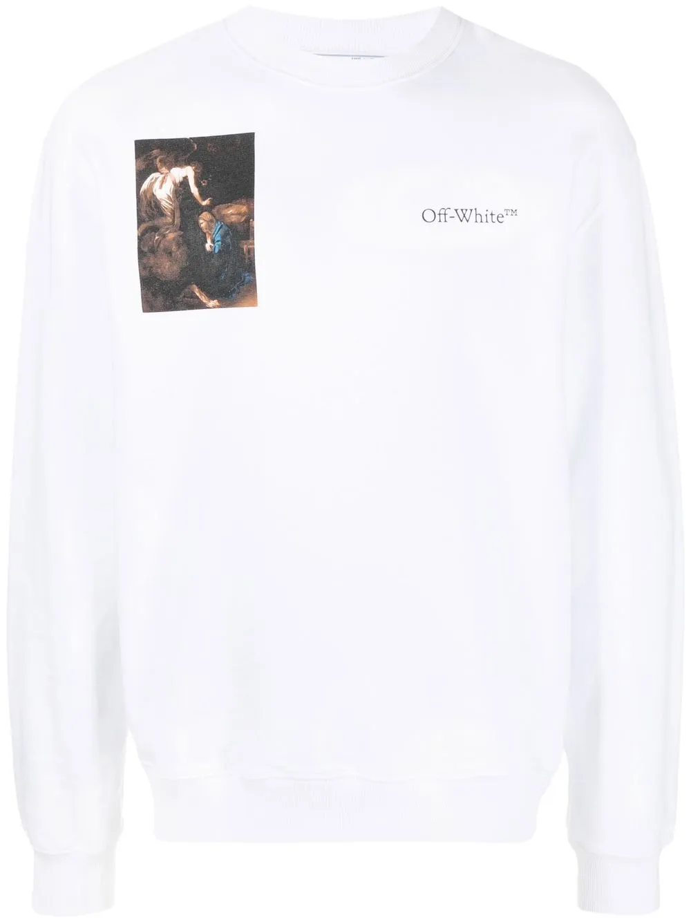 

Off-White sudadera con estampado Caravaggio - Blanco