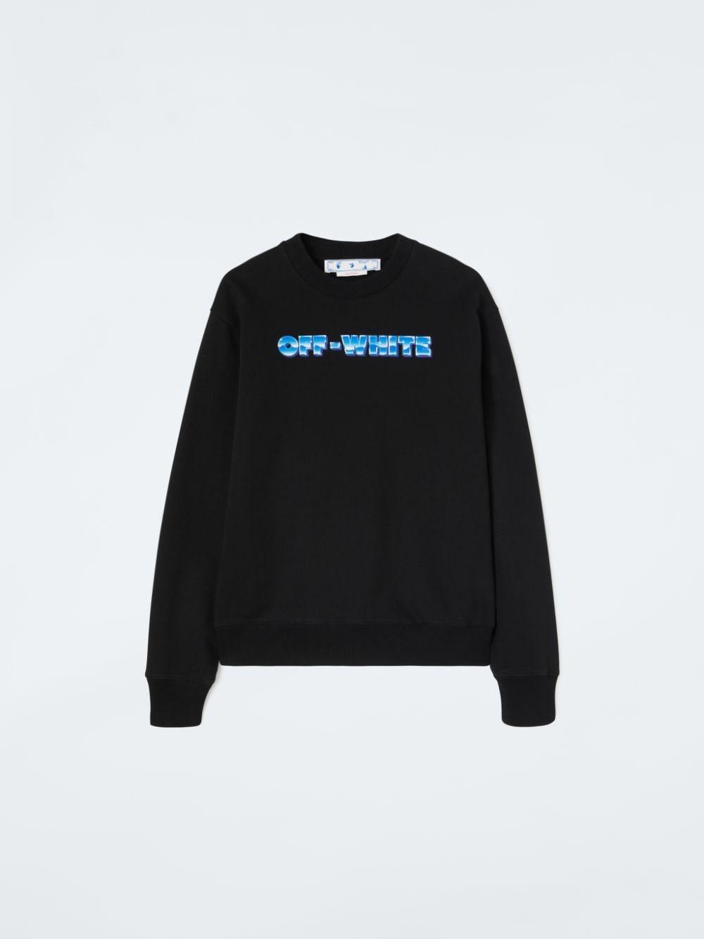 Off-White BLUE METAL ARROW SLIM CREWNECK | eclipseseal.com