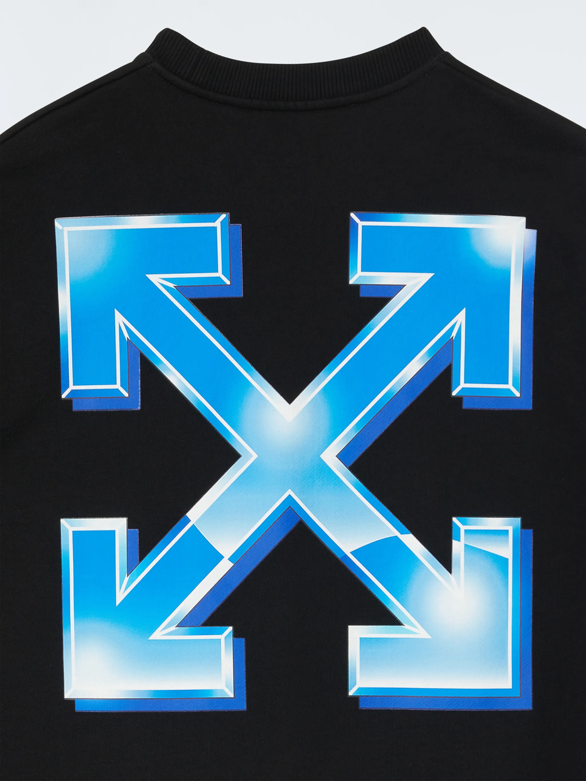 BLUE METAL ARROW SLIM CREWNECK | Off 