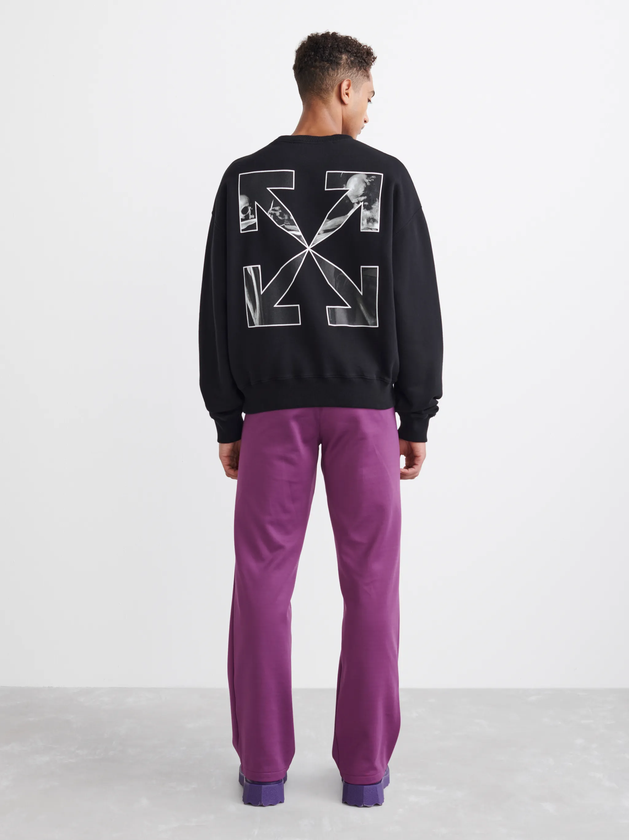 Off white caravaggio crewneck Clearance