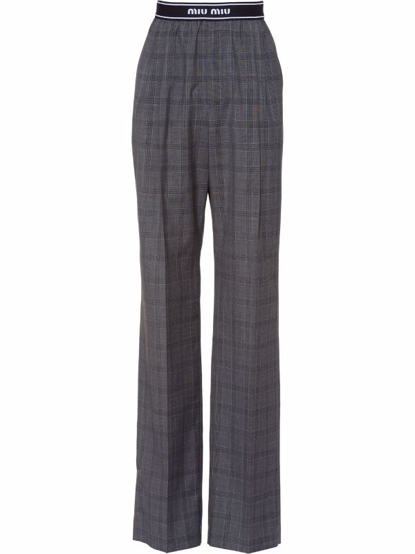 miu miu trousers elastic waist