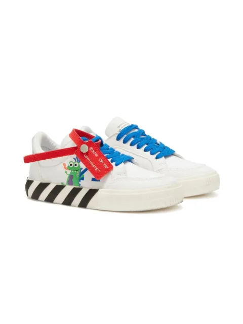 Off-White Kids سنيكر 'فولكنايزد' بدون رقبة