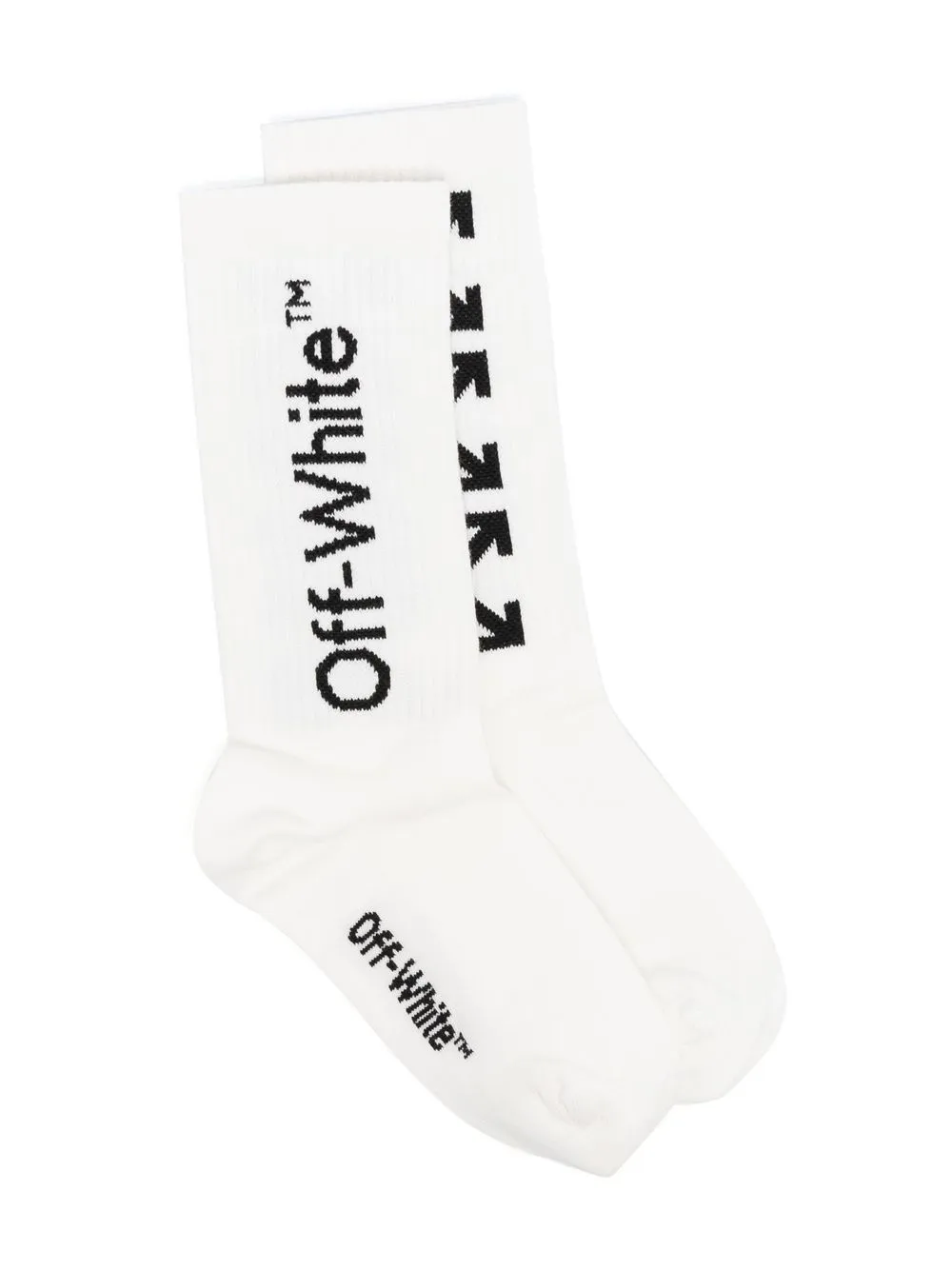 Off-white Arrows-motif Socks In White