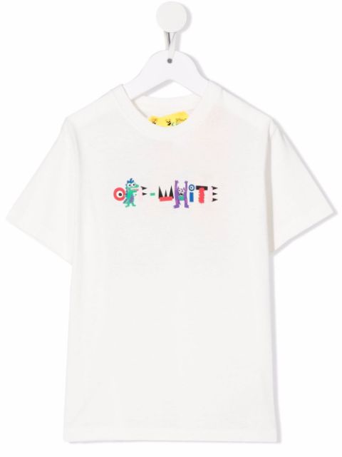 Off-White Kids monsters-print T-shirt
