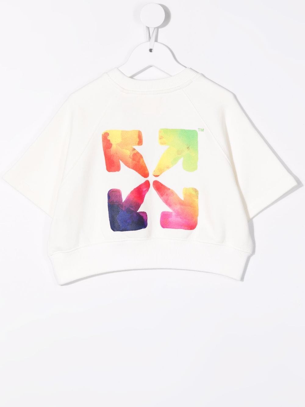 Off-White Kids Cropped top - Wit
