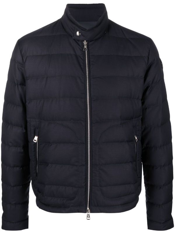 moncler quilted zipped puffer jacket