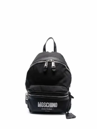 Moschino Embossed Logo faux-leather 