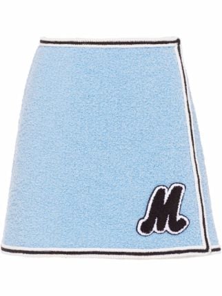 Miu Miu Monogram Bouclé Miniskirt - Farfetch
