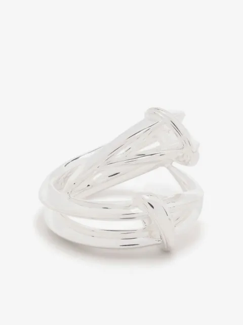Shaun Leane Sabre Deco sterling silver ring