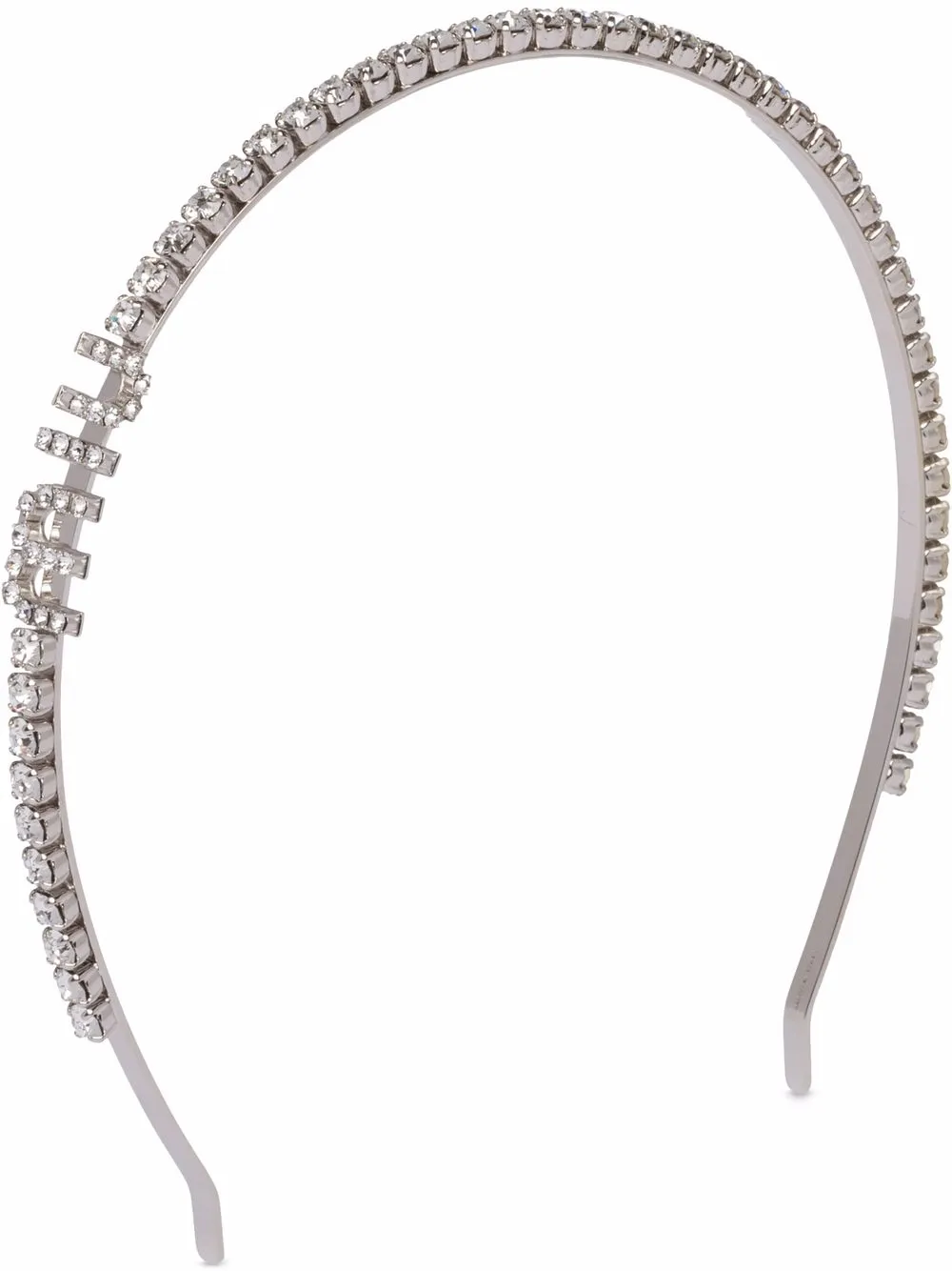 Miu Miu Rigid Crystal Headband - Farfetch