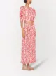 Miu Miu Marocain floral-print skirt