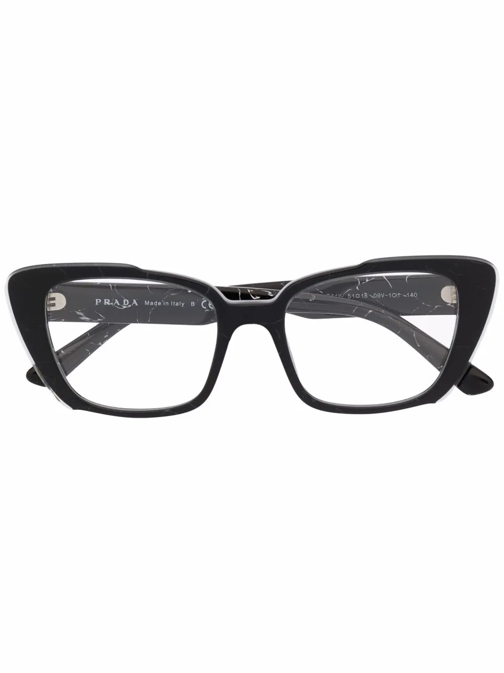

Prada Eyewear cat-eye frame eyeglasses - Black