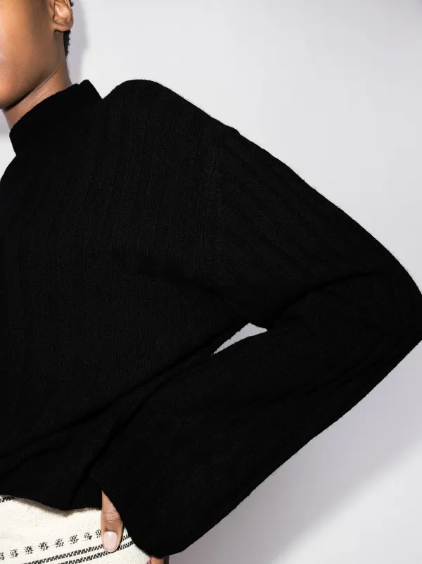 black marcello high-neck jumper 