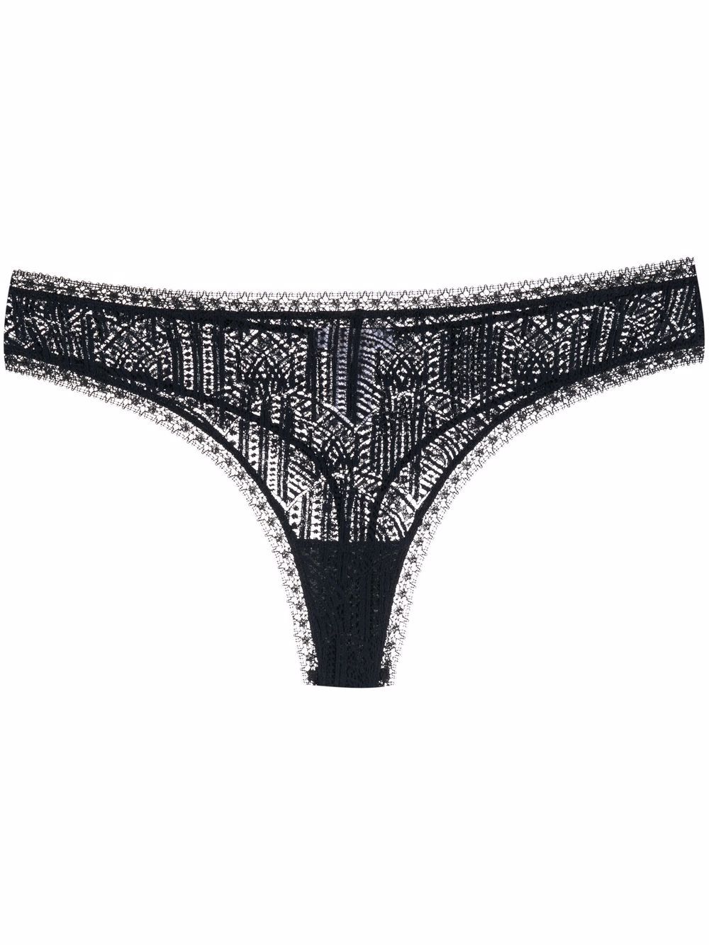 

ERES céramique lace thong - Blue