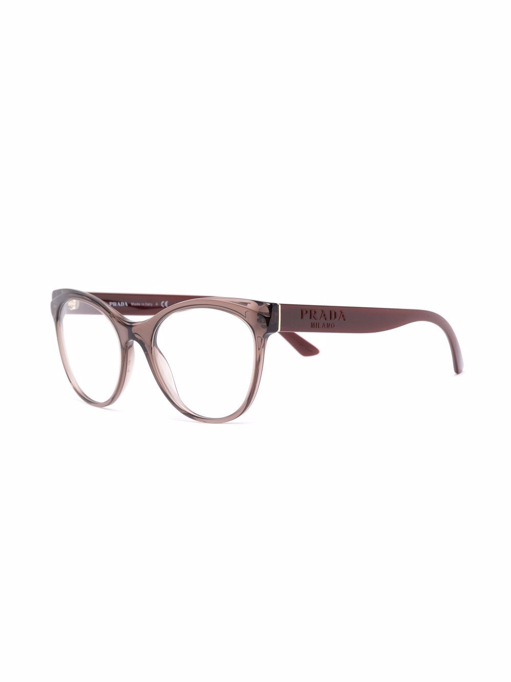 Prada Eyewear PR05WV bril met cat-eye montuur - Beige