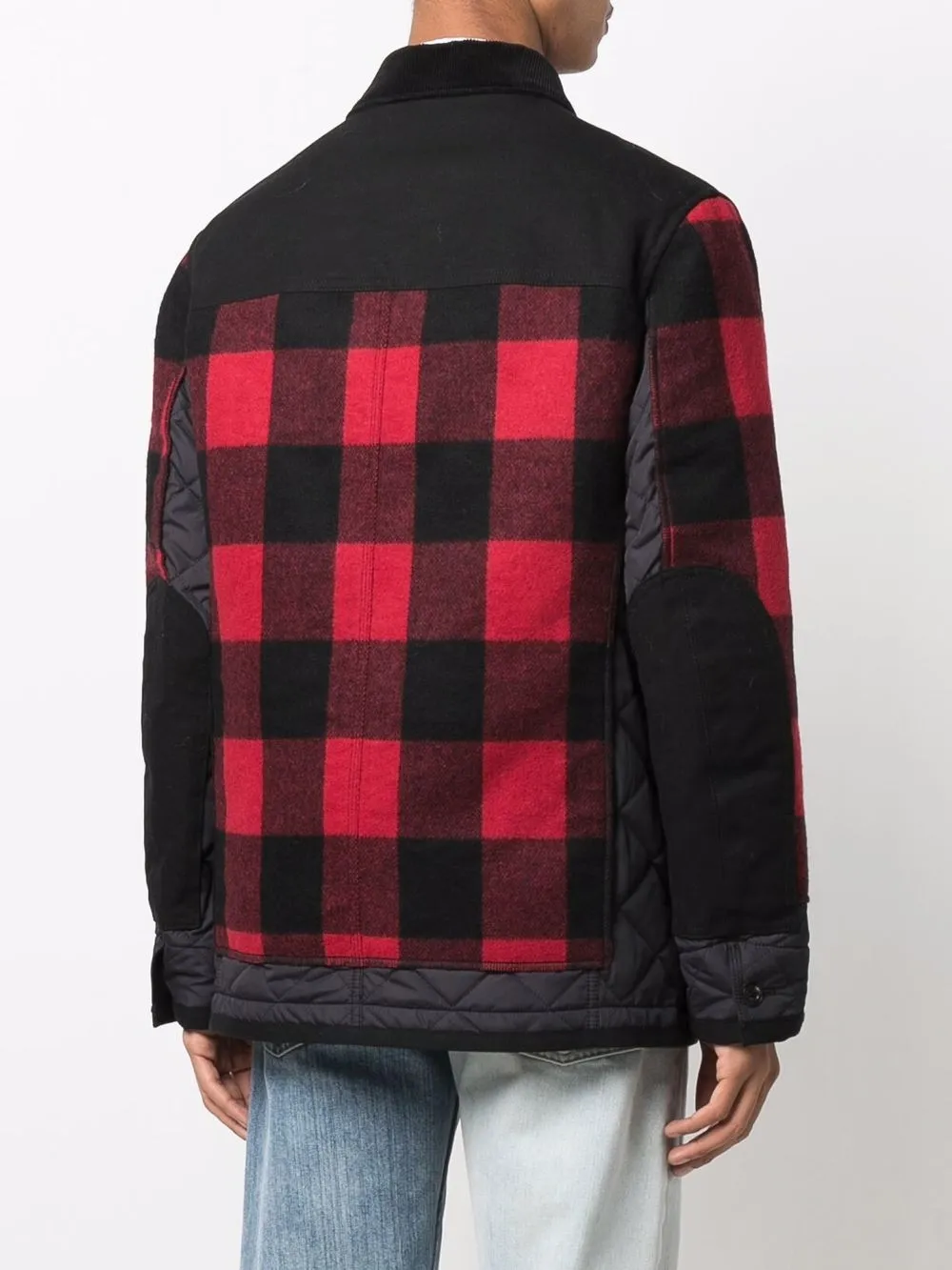Junya Watanabe MAN Shirtjack met drukknopen Rood
