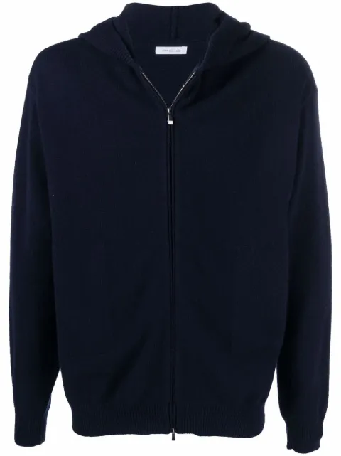 Malo hooded wool-cashmere sweat top