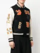 Off-White logo-patches varsity jacket