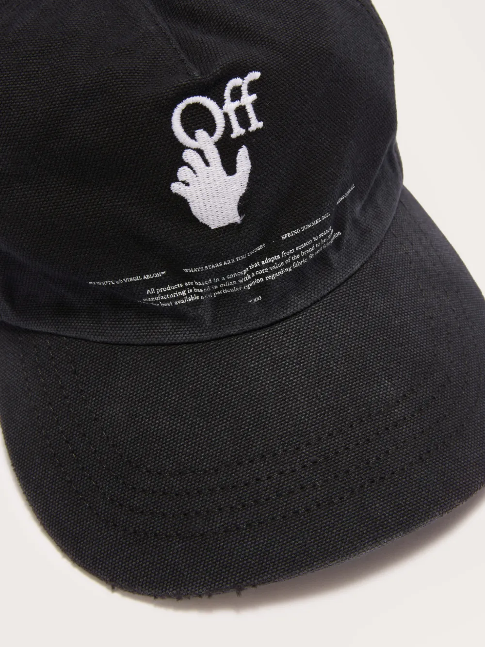 HAND OFF BASEBALL CAP OffWhite™ Official Site