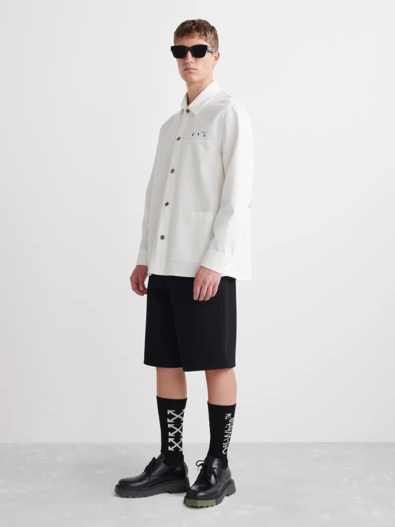 SINGLE ARROW SKATE DENIM SHORTS