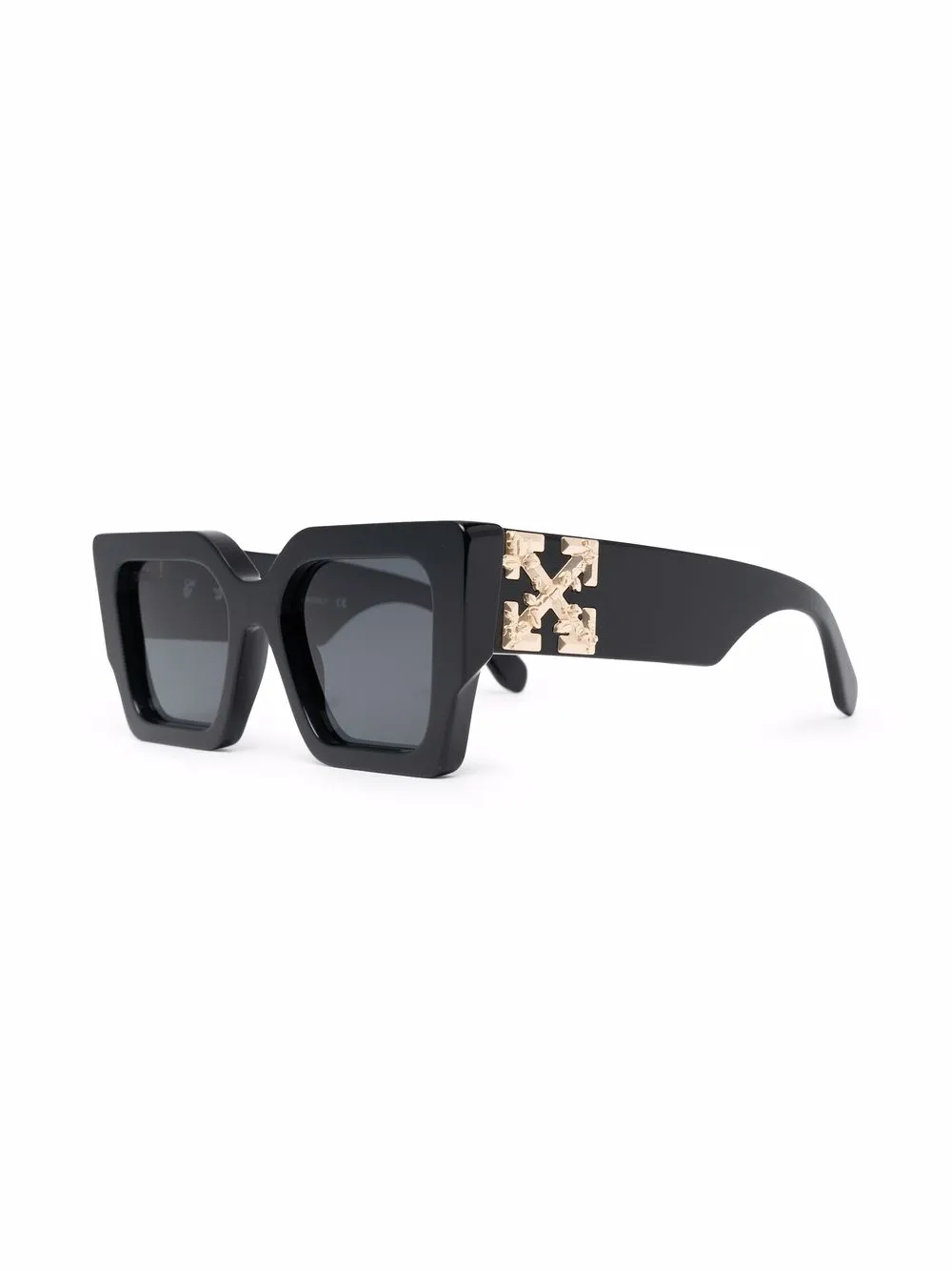 OFF-WHITE Catalina Rectangular Frame Sunglasses Brown/Green/Gold  (OERI003Y21PLA0016055) Men's - FW21 - US