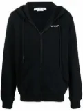 Off-White Caravaggio Arrows zipped hoodie - Black