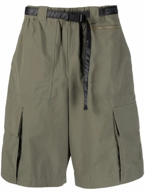 Off-White industrial-belt cargo shorts