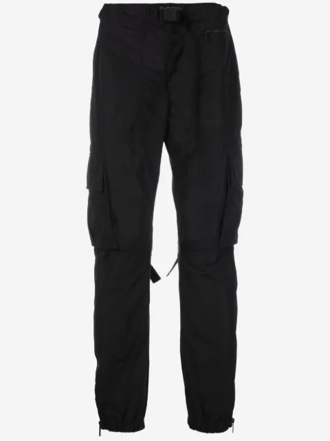Off-White pantalon droit à poches cargo