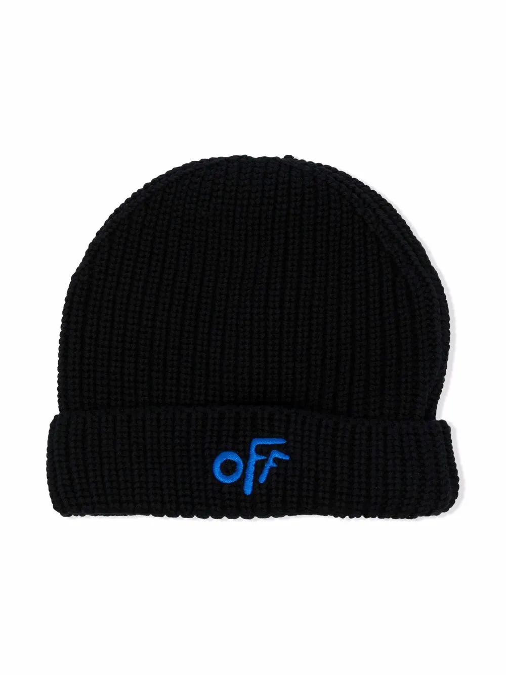 

Off-White Kids gorro con logo bordado - Negro