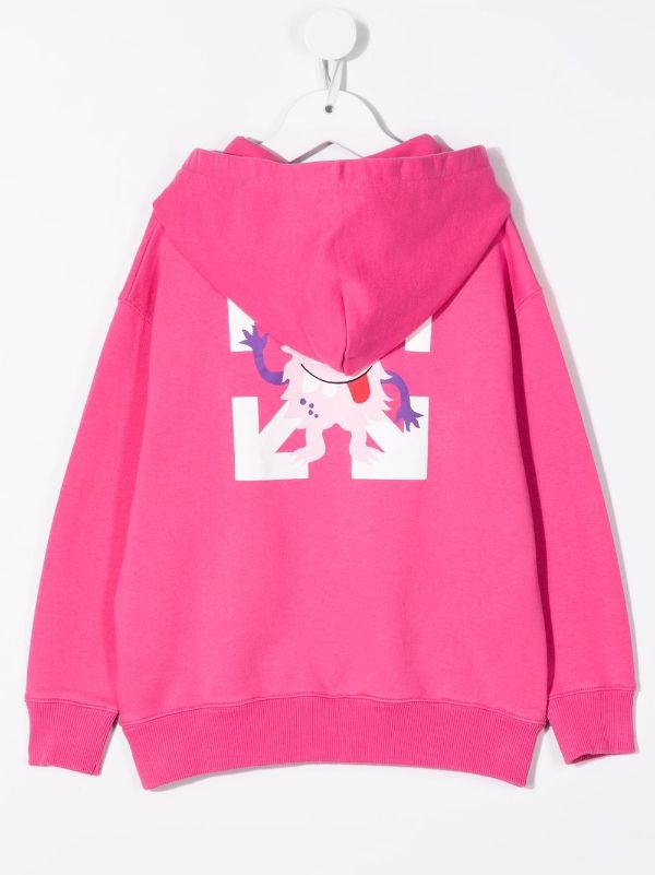 Monster discount logo hoodie