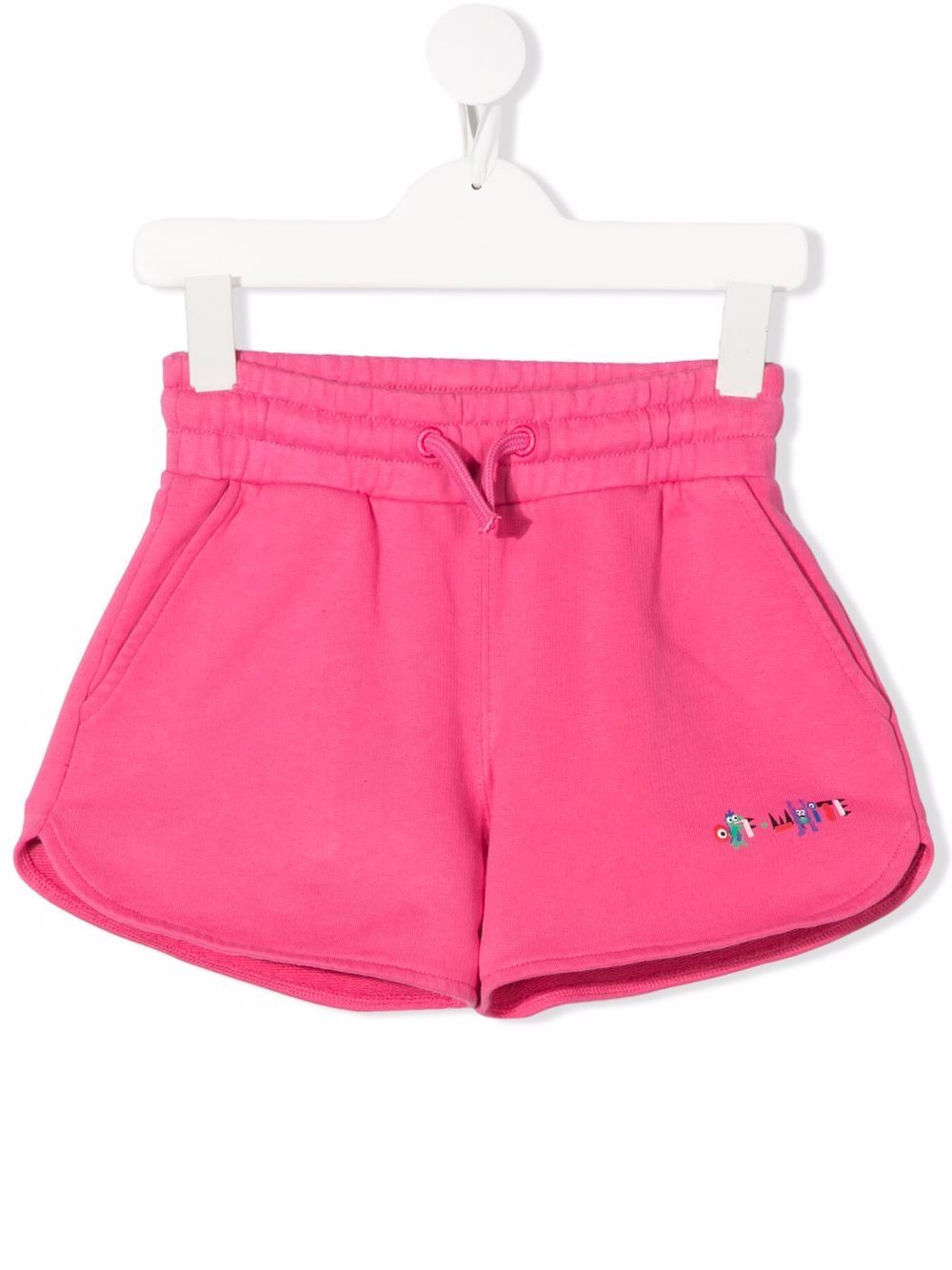 Off-White Kids monster-print shorts - Pink