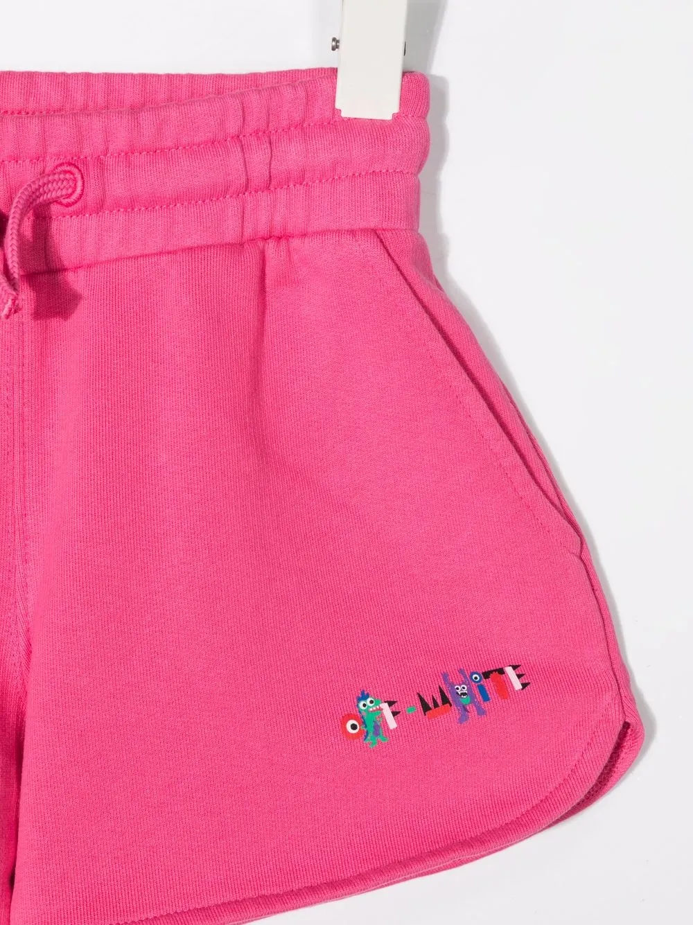  Off White Kids Shorts Mit Monster Print   Rosa 