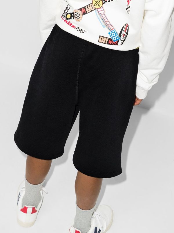 Off-White Kids logo-band Shorts - Farfetch