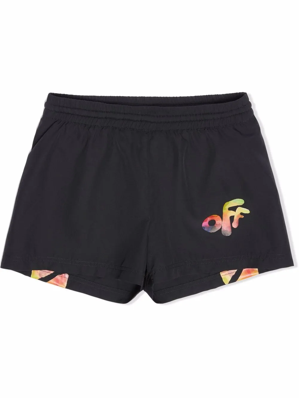 

Off-White Kids traje de baño con estampado Arrows - Negro